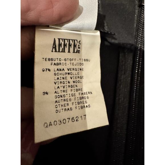 Jean Paul Gaultier VTG Unworn! Black Wide Leg Lightweight Wool Pants Size 8 - Picture 4 of 5